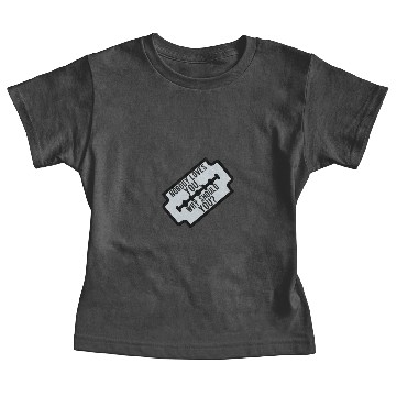 Discover Razor blade | Suicide | Depression | black comedy Baby Tees