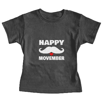 Discover Mustache MOVEMBER Gifts Baby Tees
