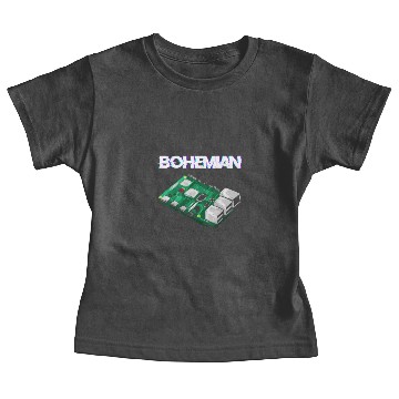 Discover Funny Bohemian Raspberry Developer Coding Nerd Pi Baby Tees