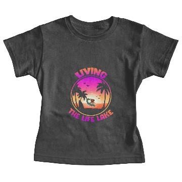 Discover living the lake life Baby Tees