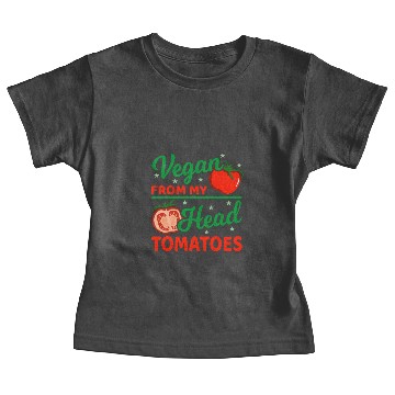 Discover Tomato Red Round Vegetable Gift Idea Baby Tees