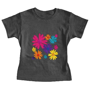 Discover A floral bed of daisy flowers. Baby Tees