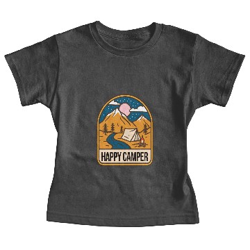 Discover Happy Camper Baby Tees