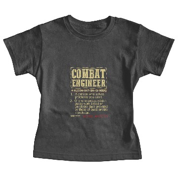 Discover Combat Engineer Dictionary Term Baby Tees
