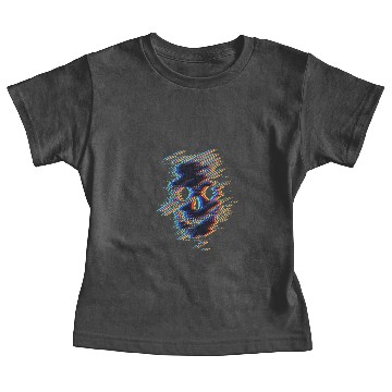 Discover Psychedelic Skull illusion Baby Tees