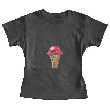 Discover Vintage Strawberry Ice Cream Cone Dessert Love Baby Tees