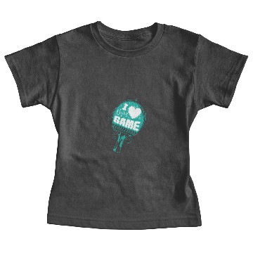 Discover I Love This Game Table Tennis Ping Pong Baby Tees