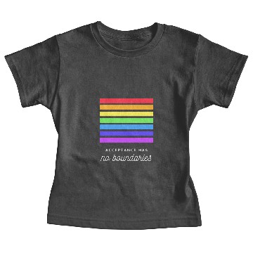 Discover Acceptance has no Boundaries Baby Tees