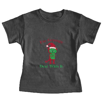 Discover I'm grumpy deal with it Baby Tees