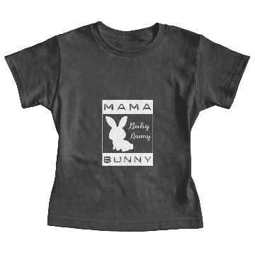 Discover Mama Bunny Cute Easter Pregnancy Announcement Baby Tees