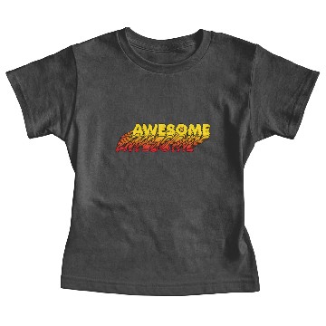 Discover Awesomeness with a awesomely multi layered Baby Tees
