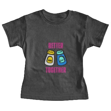 Discover Better Together Salt Pepper Baby Tees