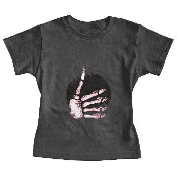 Discover Skeleton hand thumbs up symbol design Baby Tees