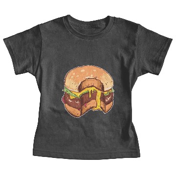 Discover cheesy burger Baby Tees