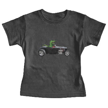Discover Hot Rod Tyrannosaurus Rex T-rex Dinosaurs Baby Tees