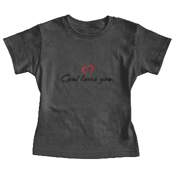 Discover God Loves You 01 Baby Tees