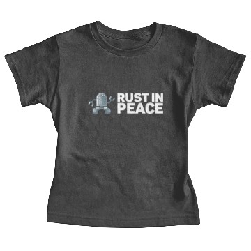 Discover Rust In Peace for Robot Baby Tees