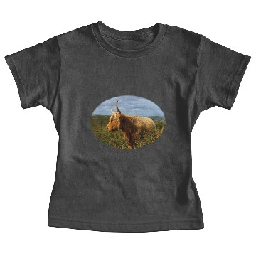 Discover Highland Cow Baby Tees