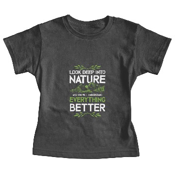 Discover Nature wilderness mountains Baby Tees