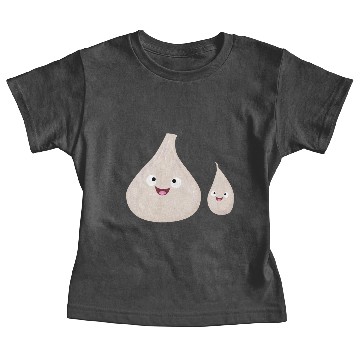 Discover Cute garlic cartoon vegetable illustration Baby Tees