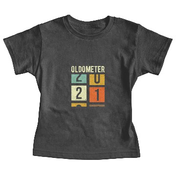 Discover Oldometer 21st Birthday Gift Baby Tees