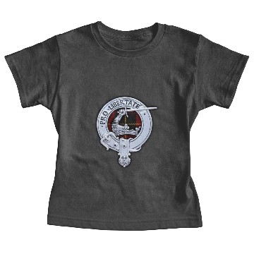 Discover Clan Wallace Crest & Tartan Baby Tees