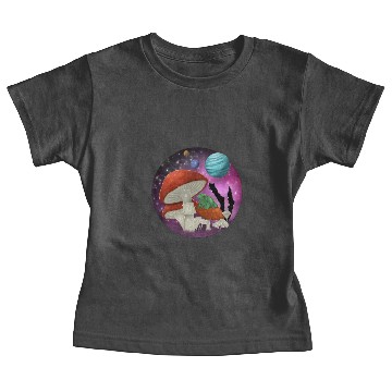 Discover Psychedelic Mushrooms Forest Baby Tees