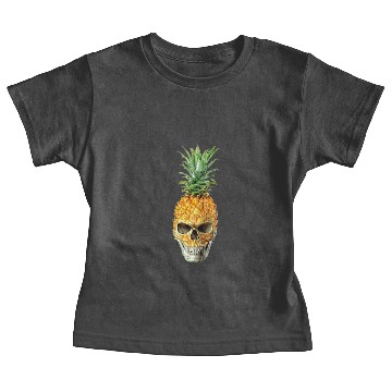 Discover pineapple skull Baby Tees