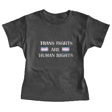 Discover Trans Rights Are Human Rights Grunge LGBT Baby Tees