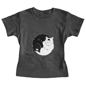 Discover Cat Ying Yang Baby Tees