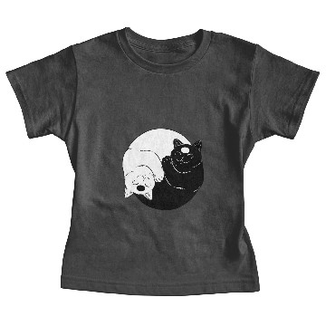 Discover Cat Ying yang Baby Tees