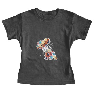 Discover Color Bear Cubs Abstract Illustration Baby Tees