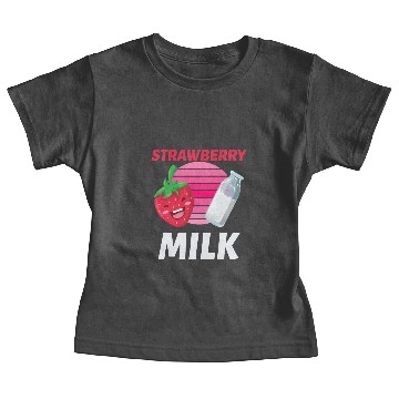 Discover Strawberry Milk Baby Tees