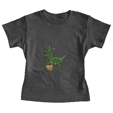 Discover funny easter Trex with Easter eggs Baby Tees