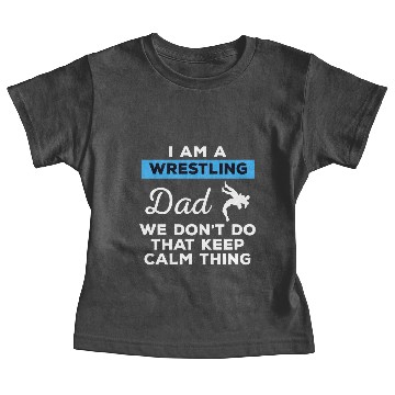 Discover Funny Wrestling Dad Baby Tees