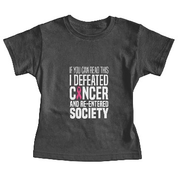 Discover Breast Cancer Survivor Pink Ribbon Baby Tees