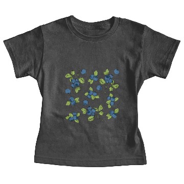 Discover delicious appetizing blueberry pattern. fruit Baby Tees