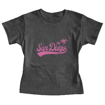 Discover San Diego Palms Baby Tees