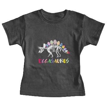 Discover eggasaurus stegosaurus egg dinosaur happy easter Baby Tees