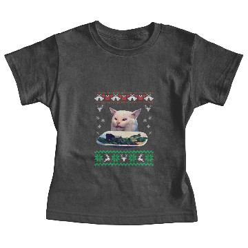 Discover Cat Meme Woman Yelling Classic Baby Tees