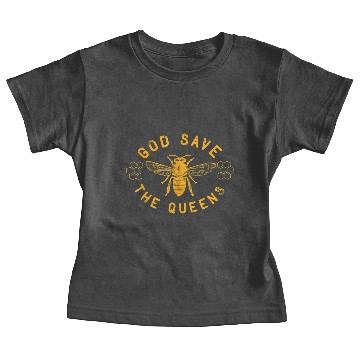 Discover Bee Lovers God Save the Queen Baby Tees