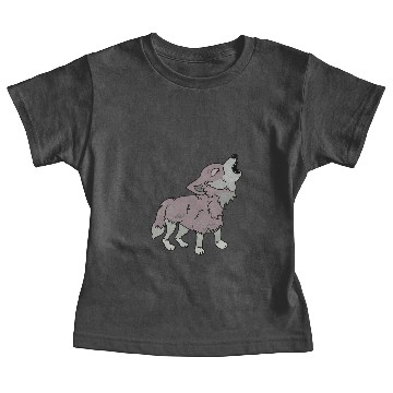 Discover Cute Howling Wolf Baby Tees