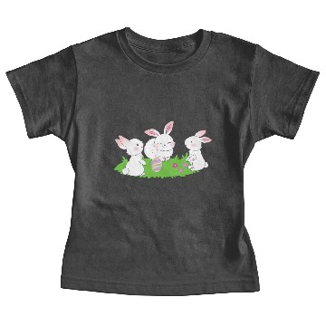 Discover Bunnies Cute Easter Egg Baby Tees