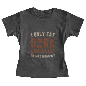 Discover Funny Dark Chocolate Baby Tees