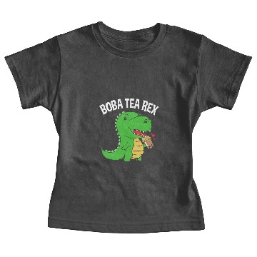Discover Bubble Tea Dinosaur Boba Tea Rex Baby Tees