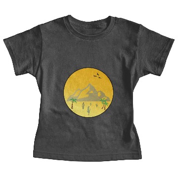 Discover Deserted Mustard Baby Tees