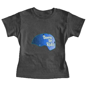 Discover Skateboard Helmet - Born to ride - solid gradient Baby Tees