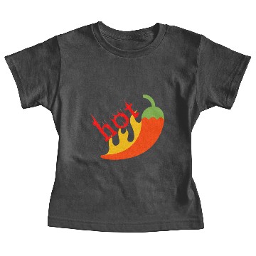 Discover Hot Stuff Cute Red Hot Chilli Pepper Pun Baby Tees