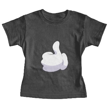 Discover Mickey Hand Thumb up cartoon Baby Tees