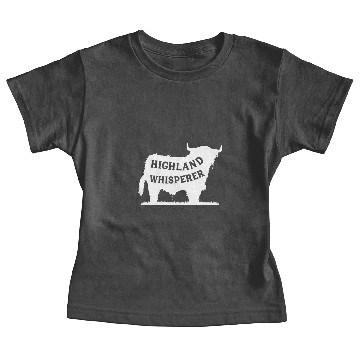 Discover Highland Whisperer - Scottish Highland Cow Farmer Baby Tees